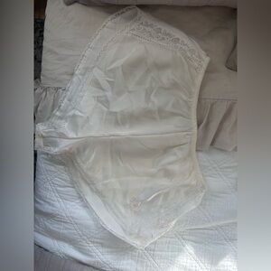 Dior Cream Lace Trim Women's Panties